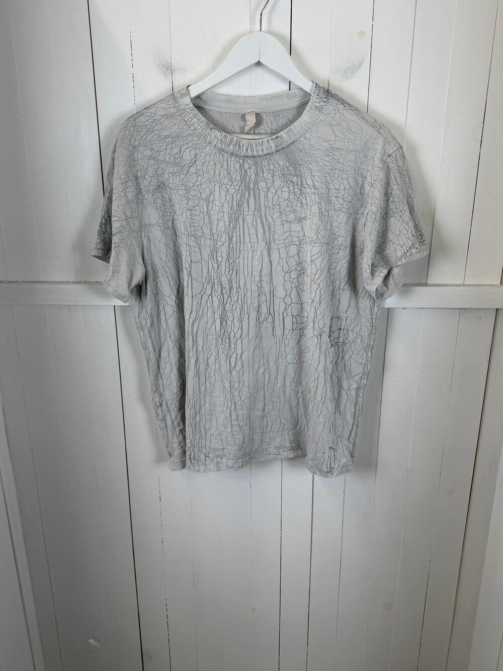 Lululemon Men's Gray Polyester T-Shirt Size L
